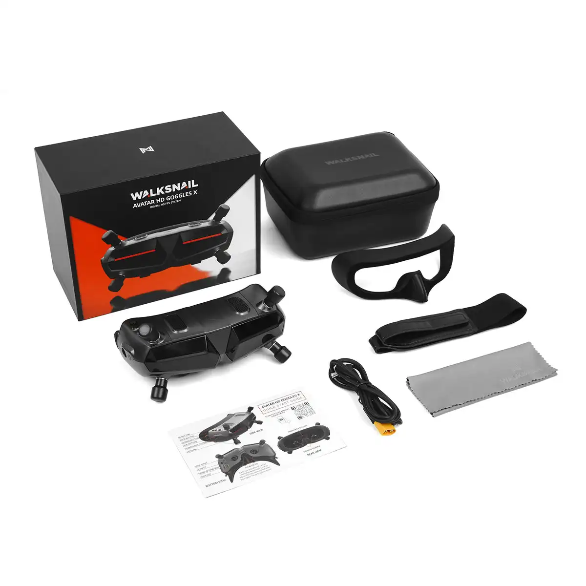 Fpv Goggles Walksnail Avatar Hd - Walksnail Avatar HD-bril X 1080P 100FPS
