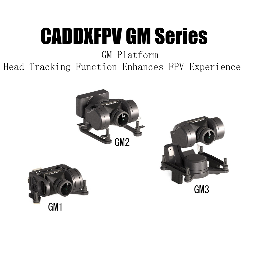 Fpv Goggles Walksnail Avatar Hd - CADDXFPV Gimbal GM1/GM2/GM3 (geen camera) Head