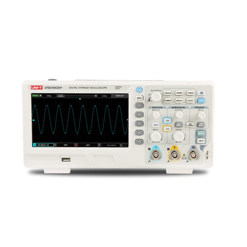 Digital Storage Oscilloscope 100Mhz - UTD2102CEX+ Hoge Precisie 100MHz Digitale Opslag-Oscilloscoop