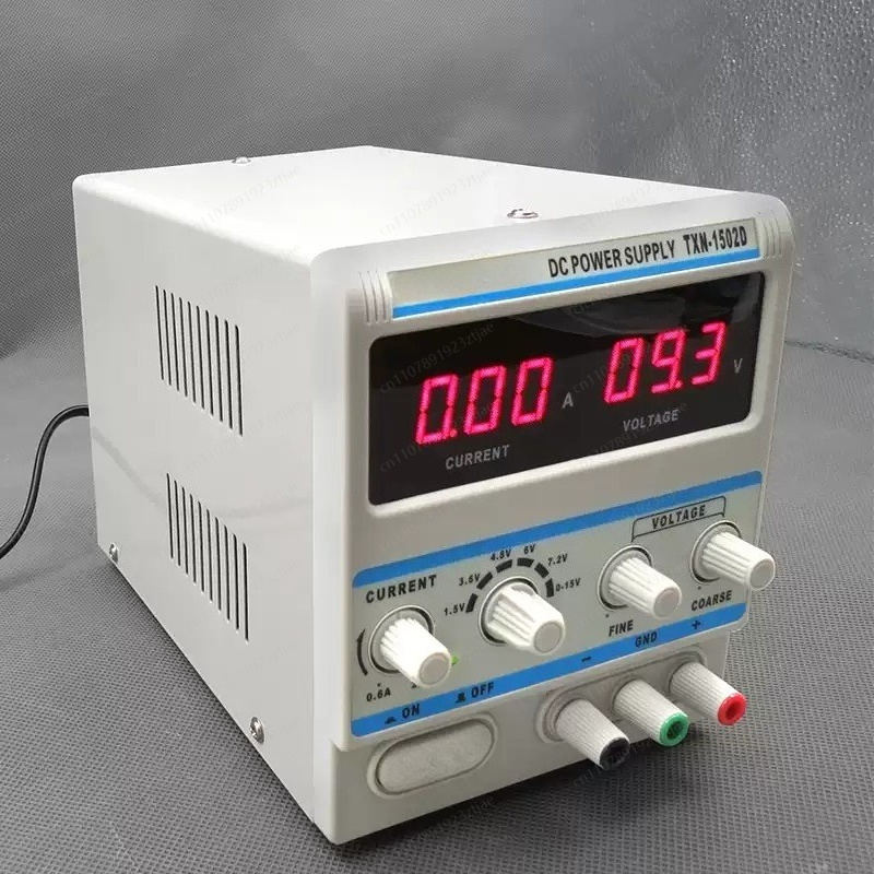 Linear Lab Power Supply Adjustable - TXN‑1502D Lineaire instelbare DC-voeding, 15V 2A
