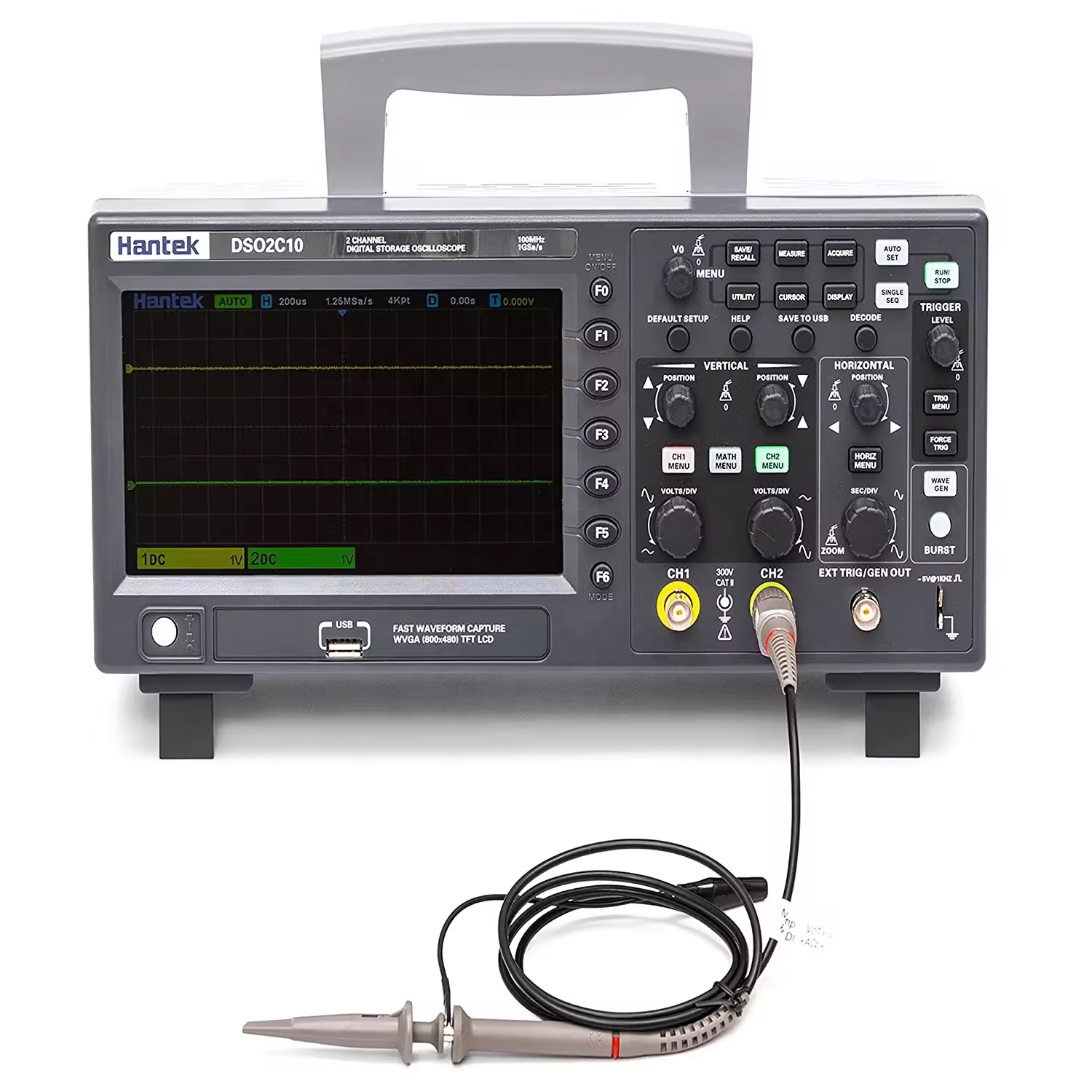 DSO2C10 DSO2C15 DSO2C10 2-kana - Digital Storage Oscilloscope 100Mhz recensie en prijs