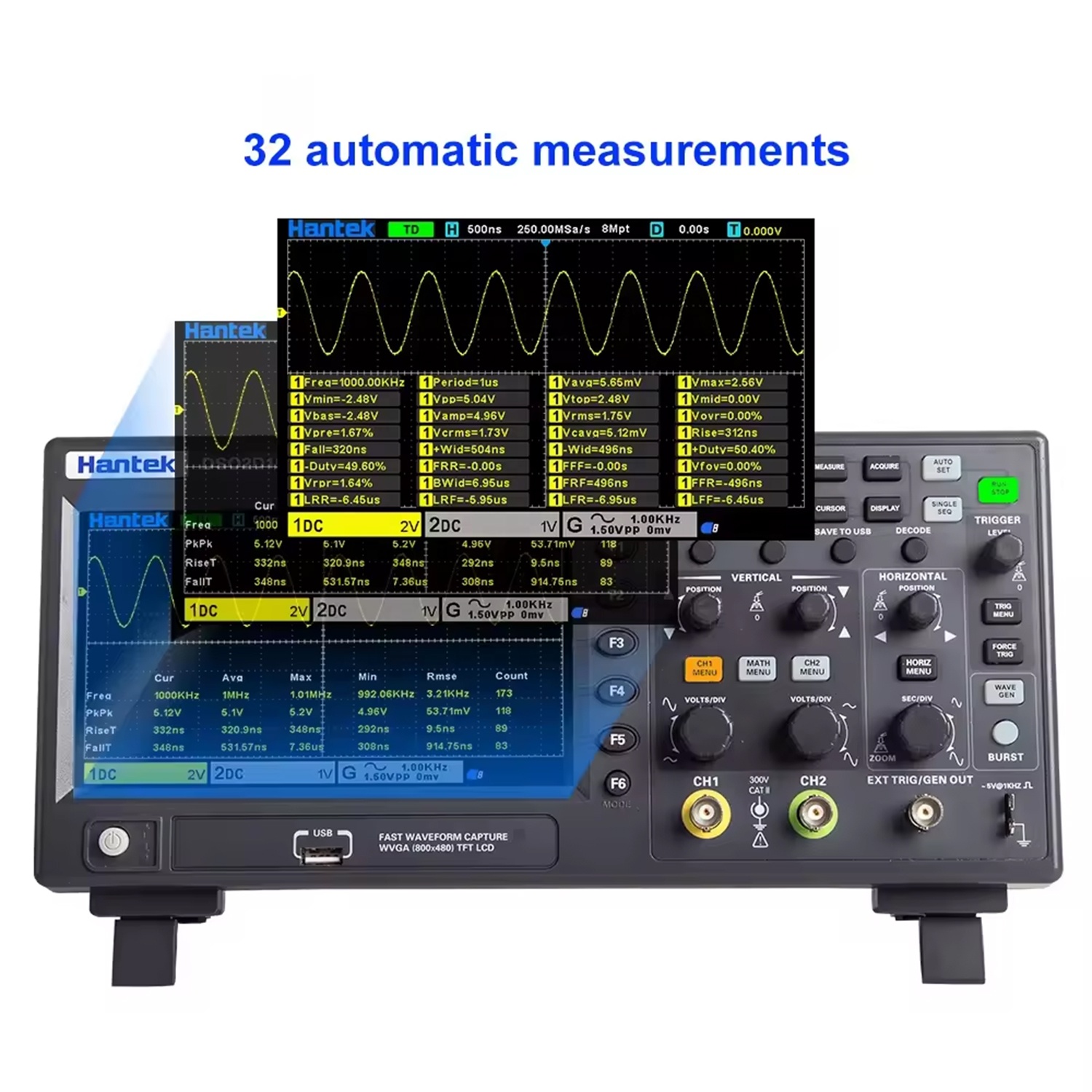 DSO2C10 DSO2C15 DSO2C10 2-kana - Digital Storage Oscilloscope 100Mhz recensie en prijs