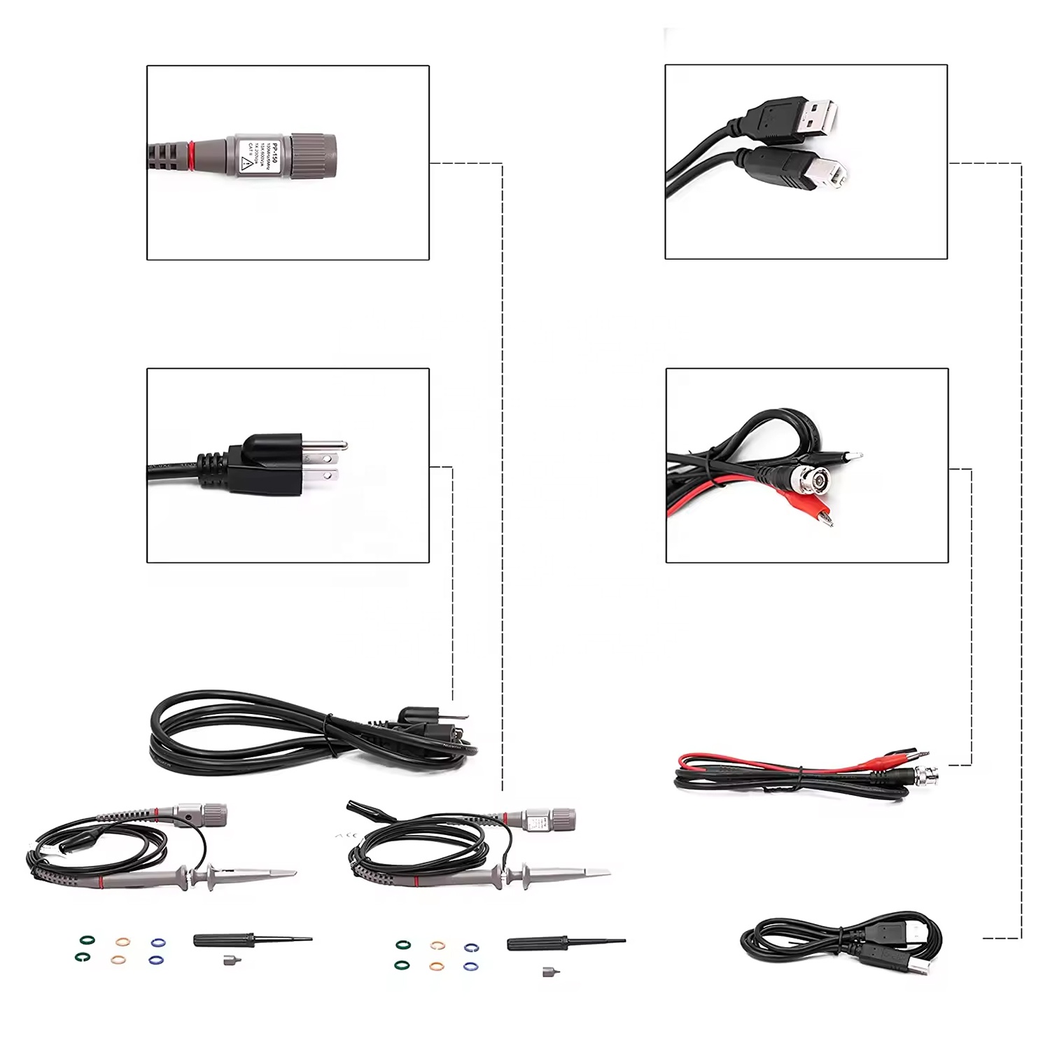 DSO2C10 DSO2C15 DSO2C10 2-kana - Digital Storage Oscilloscope 100Mhz recensie en prijs