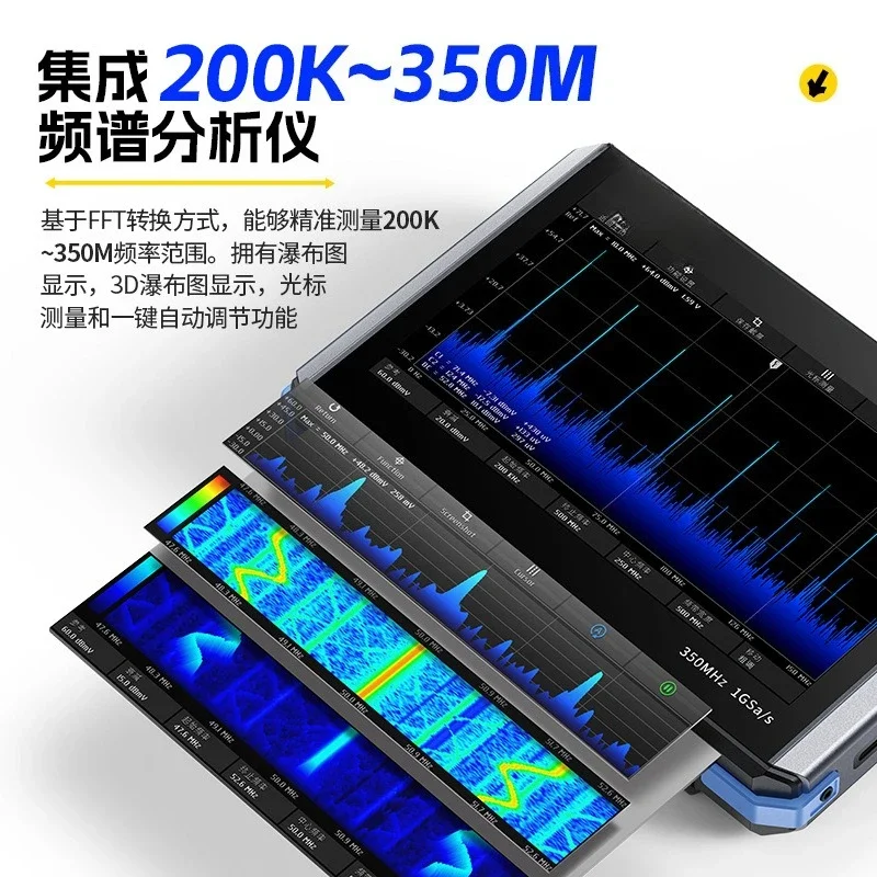 4-in-1 350M flatpanel-oscillos - Signal Generator Spectrum Analyzer recensie en prijs