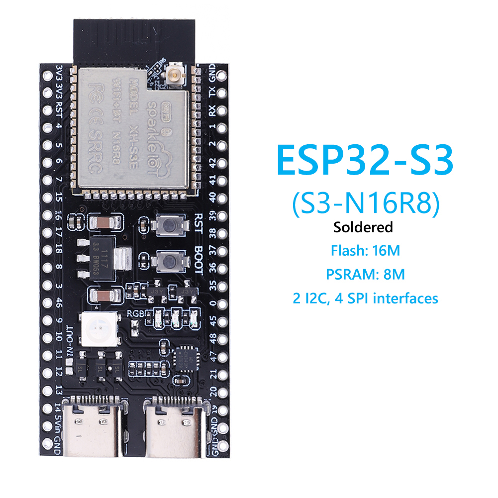 ESP32 S3 ontwikkelbord met uit - Esp32 S3 Development Board Lot recensie en prijs